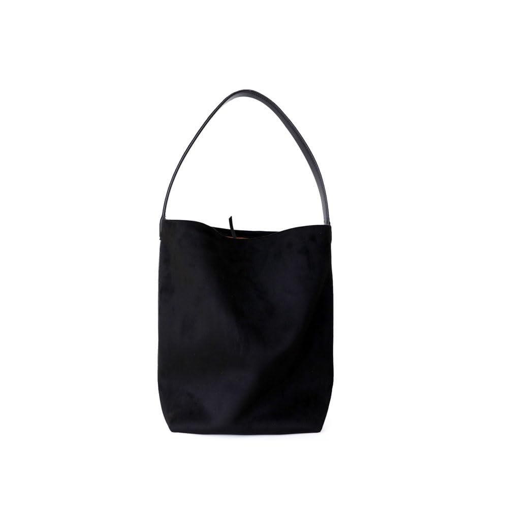 Suede Bucket Tote Bag for Women，Matte Cowhide Hobo Bags，Casual Shoulder Handbags