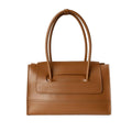 Genuine Leather Tote Bags for Women，15 inch Vintage Large Underarm Commuter Bag，Business Teacher Shoulder Bags