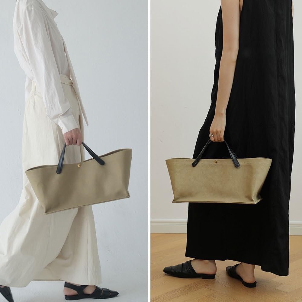 Women's Tote Bag, Commuting Handbags with Leather Shoulder Strap, Designer Oversized Totes Top Handle Handbag