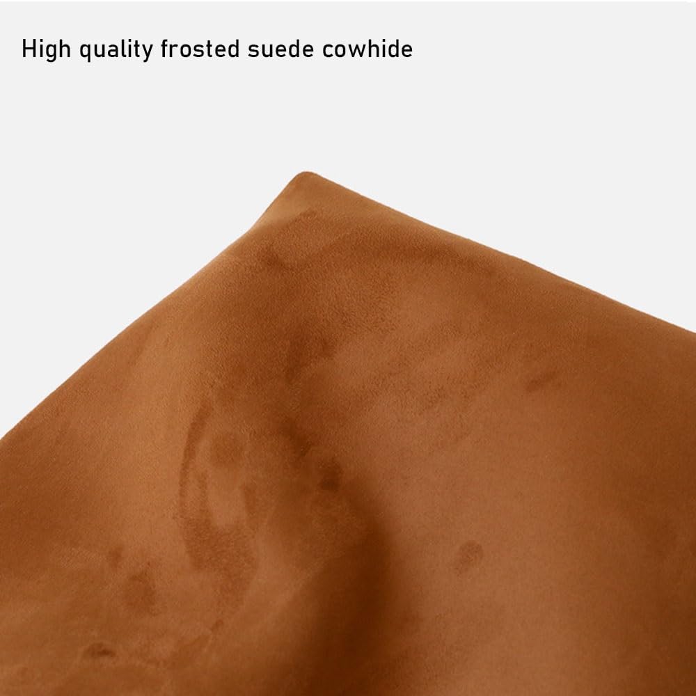 Suede Bucket Tote Bag for Women，Matte Cowhide Hobo Bags，Casual Shoulder Handbags