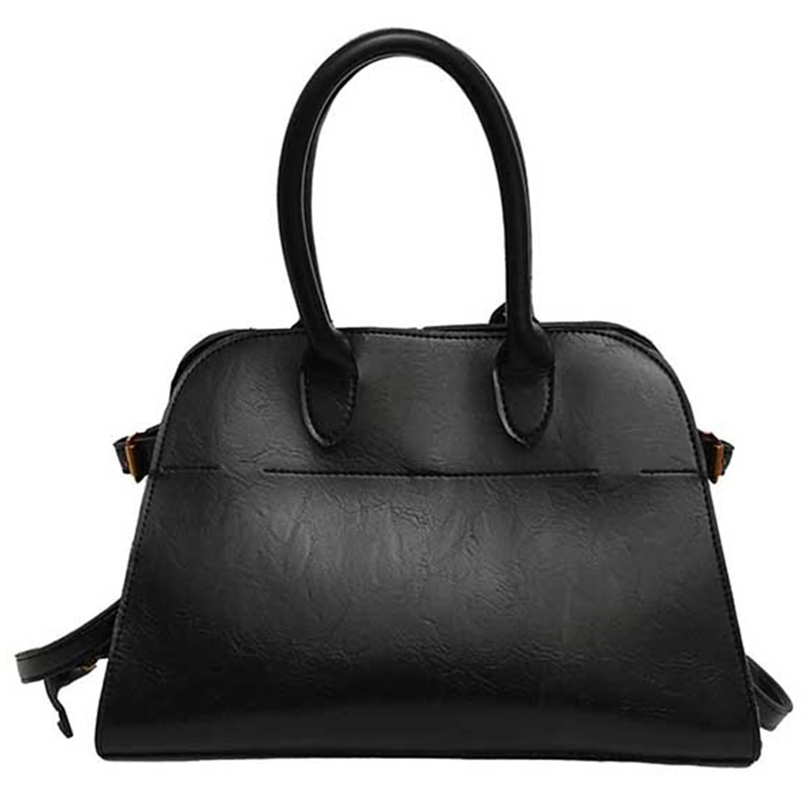 Womens Tote Bag Faux Leather Top Handle Bag Retro Shoulder Satchel with Straps for Women(Brown)