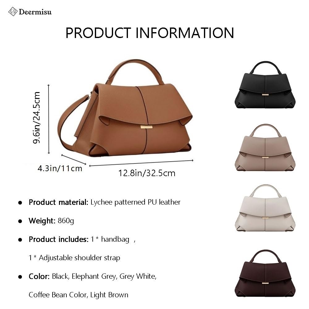 Top Handle Bag Handbags for Women，Large Faux Leather Crossbody Bags，Shoulder Bag Handbag Satchels